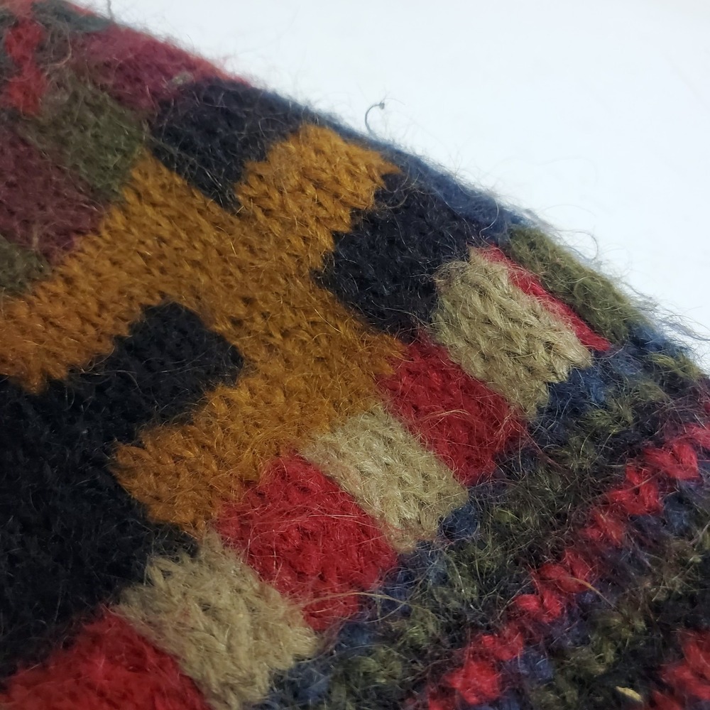 Vintage Express Women Rare Geometric Mohair Sweater Size S Shrunken Unique Artsy - Picture 8 of 10